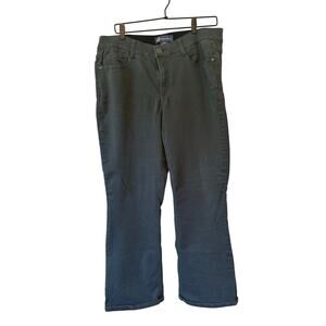 Democracy “Ab”solution Bootcut Pants 14P Green Stitch Fix Stretch Waistband